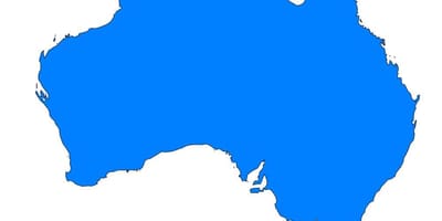 Австралия векторная карта