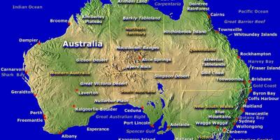 Карта Австралии карта