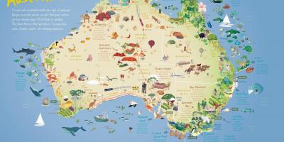 Туристическая карта Австралии